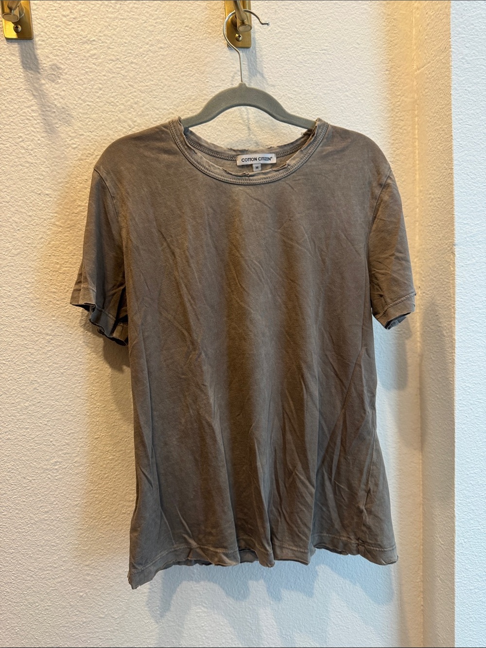 Cotton Citizen Women’s Crewneck T-Shirt - Washed Brown